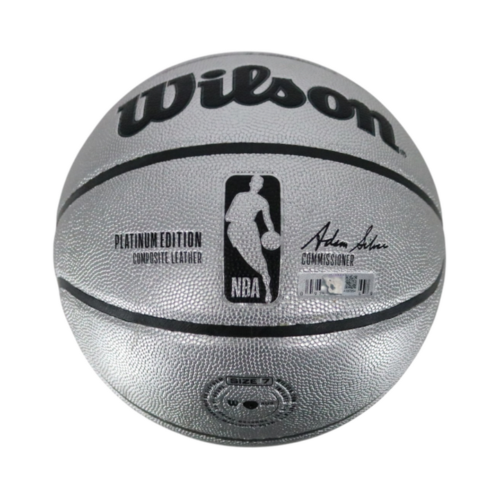 Patrick Ewing New York Knicks Autographed Platinum Edition NBA Basketball CX Auth