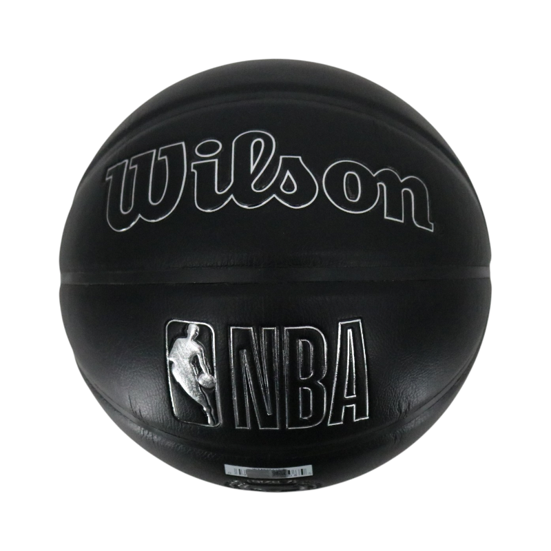 Patrick Ewing New York Knicks Autographed Black Knicks Logo NBA Basketball CX Auth