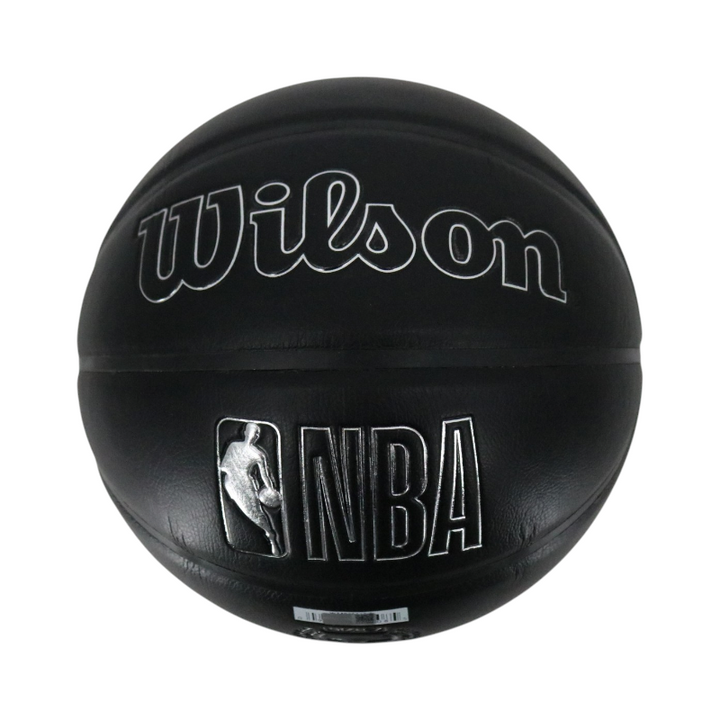 Patrick Ewing New York Knicks Autographed Black Knicks Logo NBA Basketball CX Auth