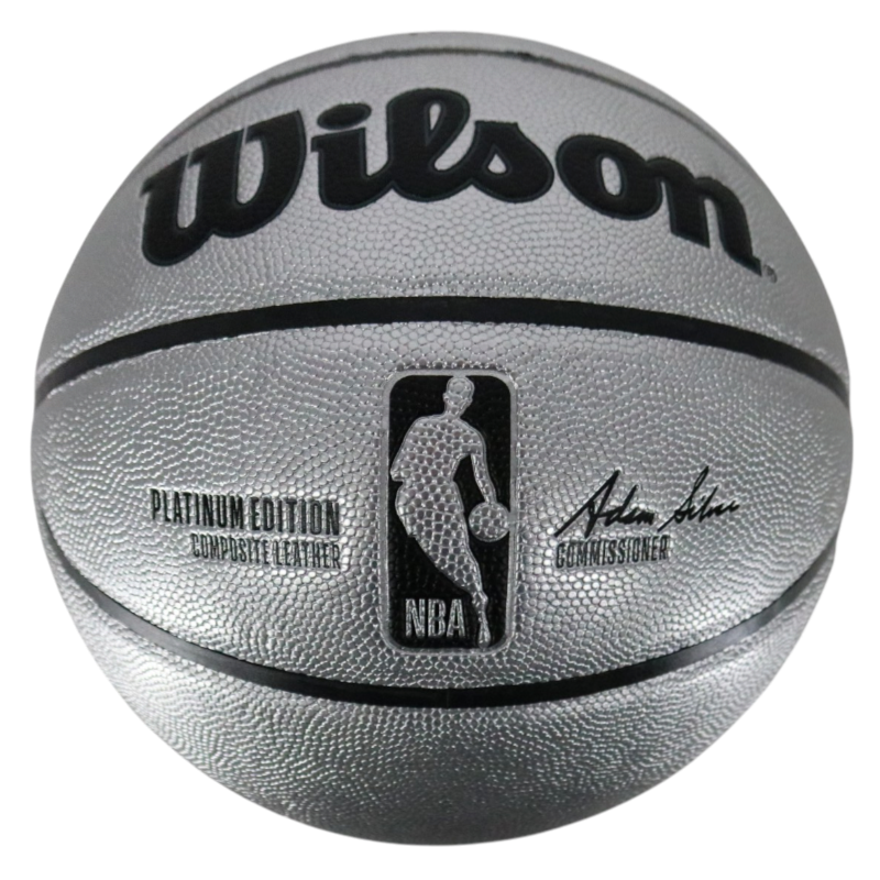Patrick Ewing New York Knicks Autographed Inscribed HOF 08 Platinum NBA Basketball CX Auth