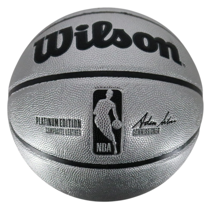 Patrick Ewing New York Knicks Autographed Inscribed HOF 08 Platinum NBA Basketball CX Auth