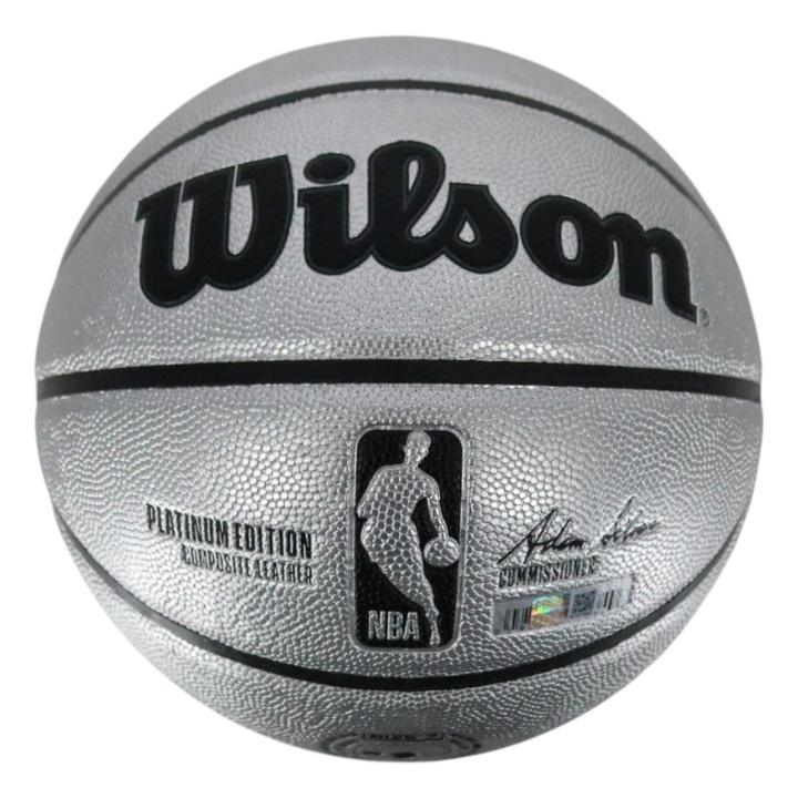 Patrick Ewing New York Knicks Autographed Inscribed HOF 08 Platinum NBA Basketball CX Auth