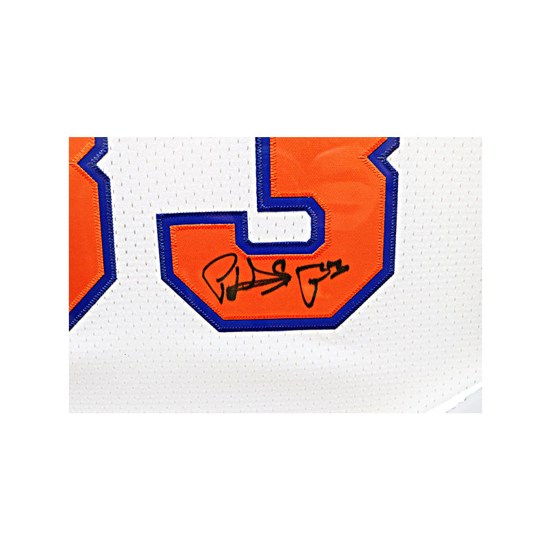 Patrick Ewing New York Knicks Autographed Signed Framed Mitchell & Ness Jersey (CX Auth)