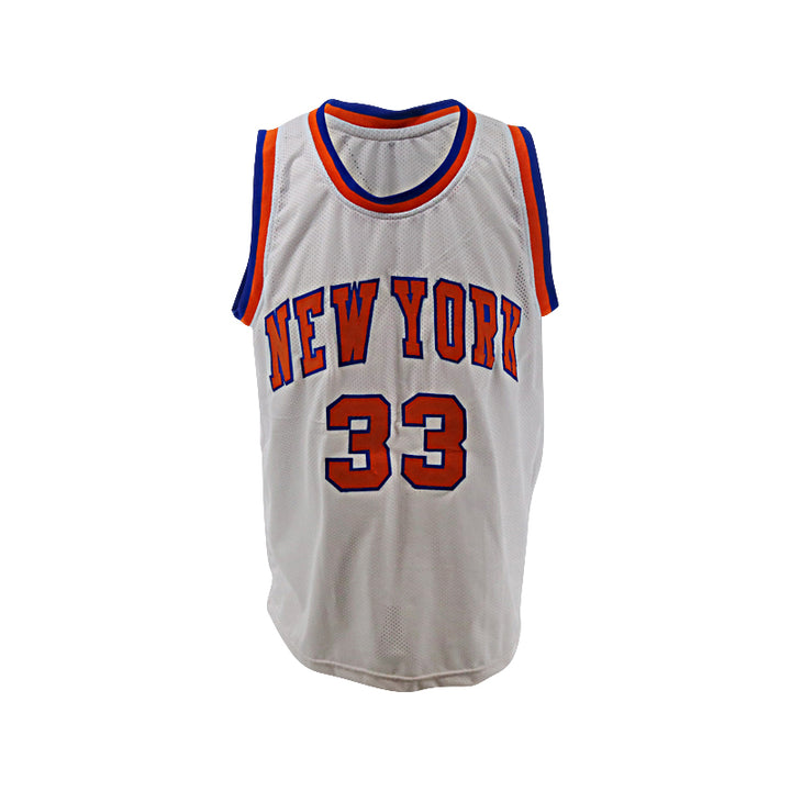 Patrick Ewing New York Knicks Autographed Signed Pro-Style White Jersey (CX Auth)