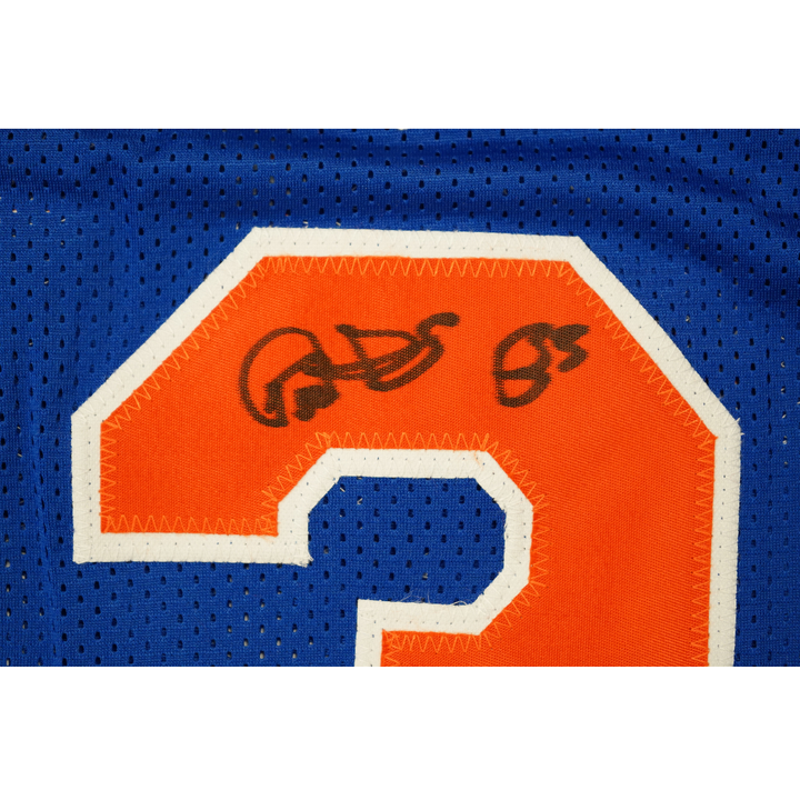 Patrick Ewing New York Knicks Autographed Signed Pro-Style Blue Jersey (CX Auth)