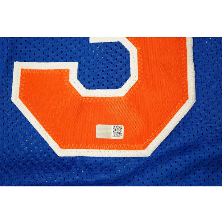Patrick Ewing New York Knicks Autographed Signed Pro-Style Blue Jersey (CX Auth)
