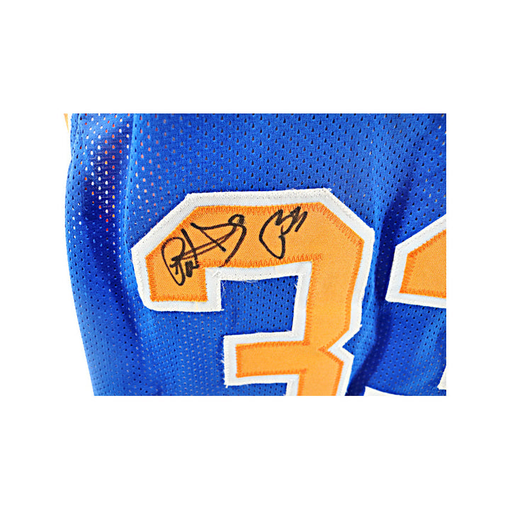 Patrick Ewing New York Knicks Autographed Signed Pro-Style Blue Jersey (CX Auth)