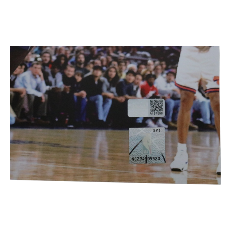 Patrick Ewing New York Knicks Autographed 11x14 Photograph with Olajuwon CX Auth