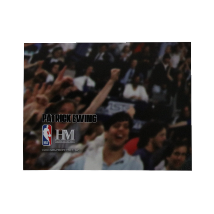 Patrick Ewing New York Knicks Autographed Inscribed HOF 08 Arms Out 11x14 Photograph CX Auth