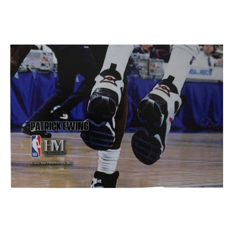 Patrick Ewing New York Knicks Autographed Inscribed HOF 08 11x14 Photograph with Olajuwon CX Auth