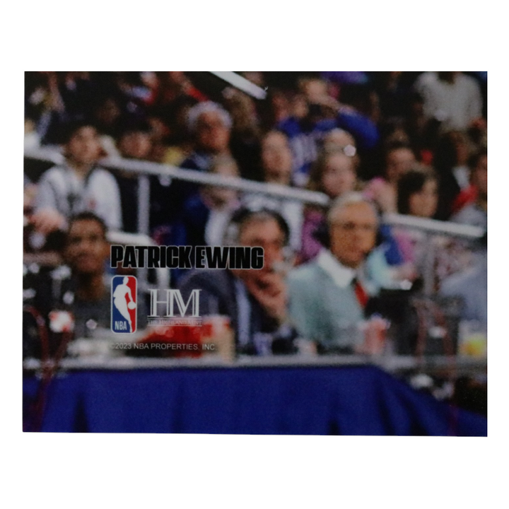 Patrick Ewing New York Knicks Autographed White Jersey Dunk 16x20 Photograph CX Auth