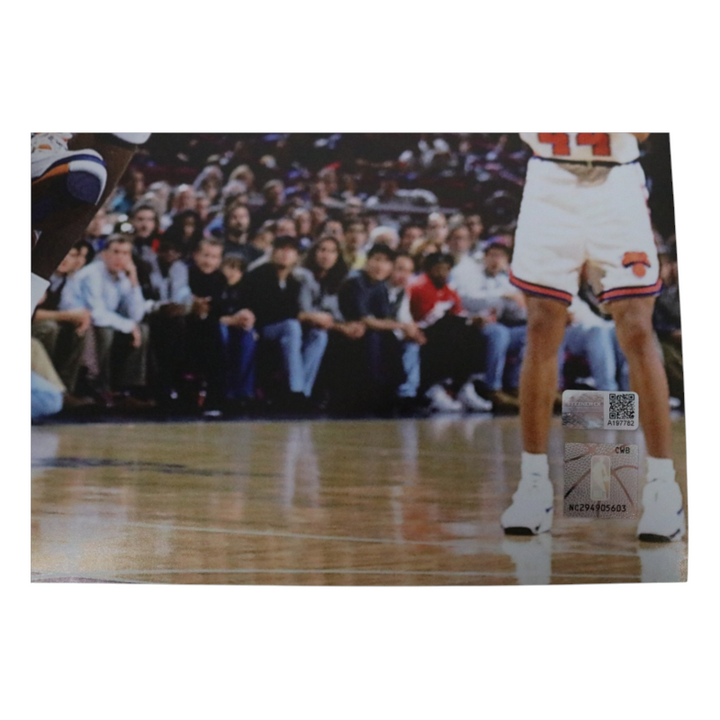 Patrick Ewing New York Knicks Autographed 16x20 Photograph with Olajuwon CX Auth