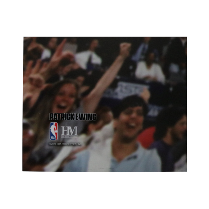 Patrick Ewing New York Knicks Autographed Inscribed HOF 08 Arms Out 16x20 Photograph CX Auth