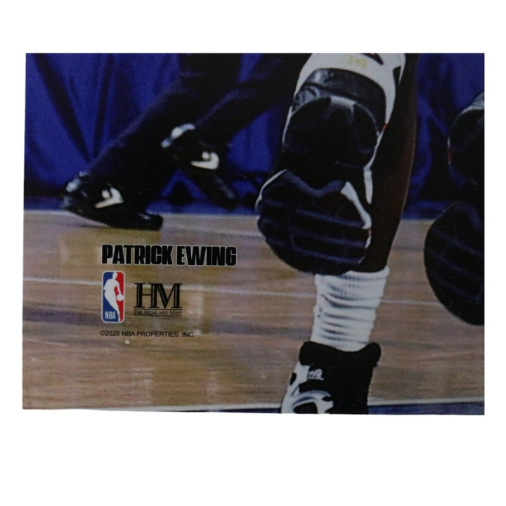 Patrick Ewing New York Knicks Autographed Inscribed HOF 08 16x20 Photograph with Olajuwon CX Auth