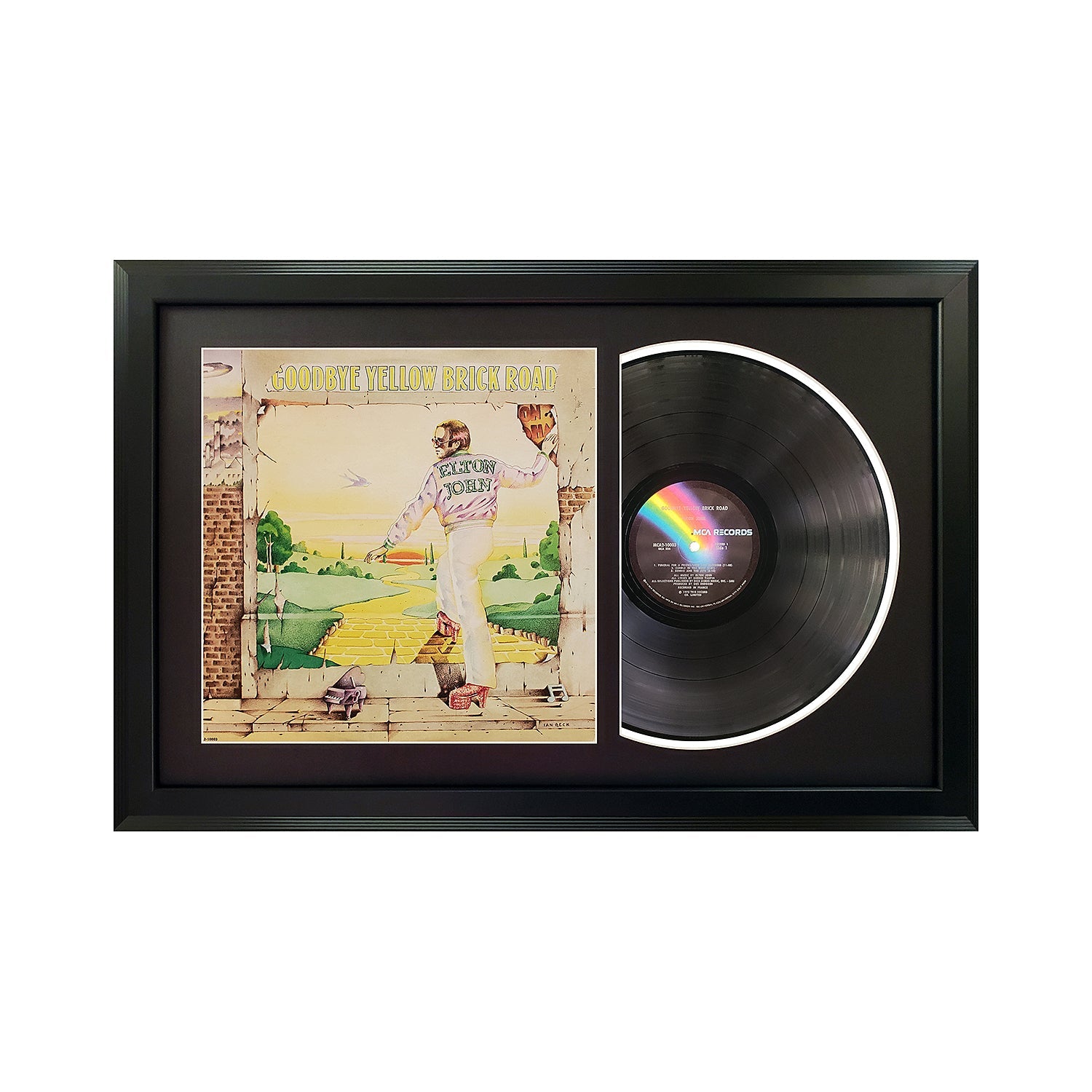 Elton John Goodbye Yellow Brick Road Vinyl Record & Cover Professional ...