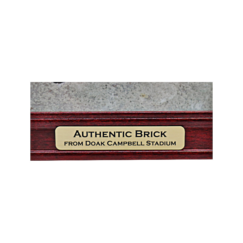 Florida State University Doak Campbell Stadium Authentic Brick with Display Case
