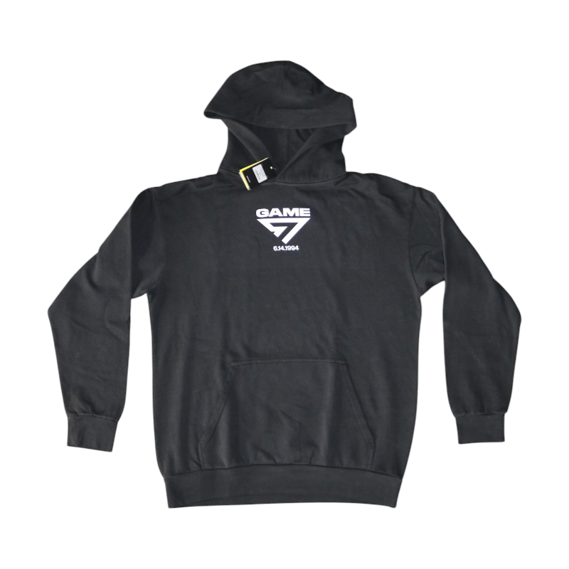 GAME 7 Hoodie and Autographed Rangers Puck bundle (CX Auth)