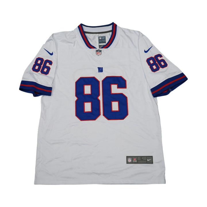 New York Giants 1986 Team Signed Pro Style Super Bowl XXI White Jersey JSA Holo Only