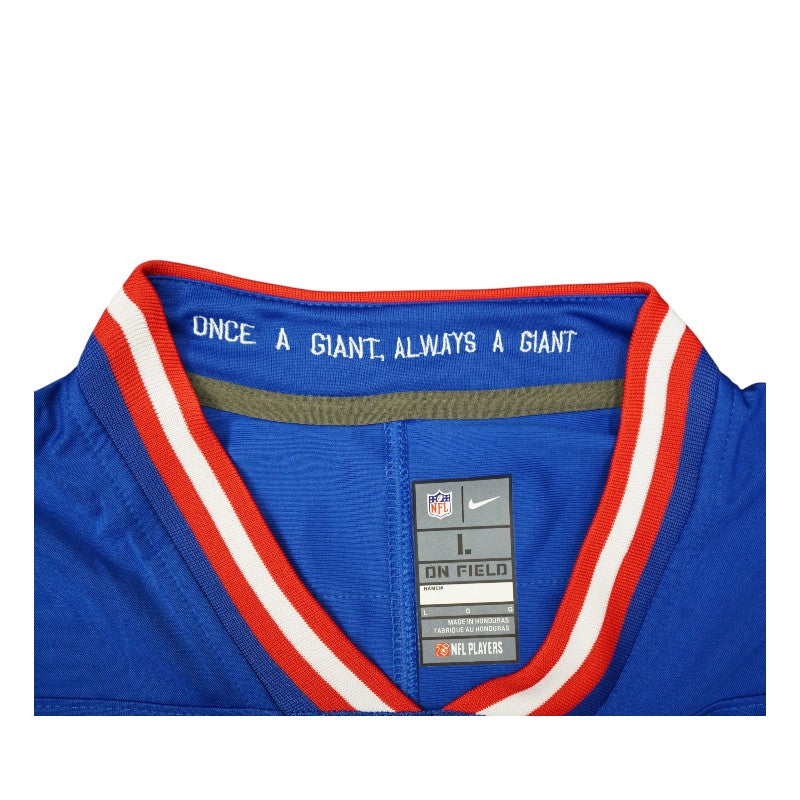 New York Giants 1986 Team Signed Pro Style Super Bowl XXI Blue Jersey JSA Holo Only