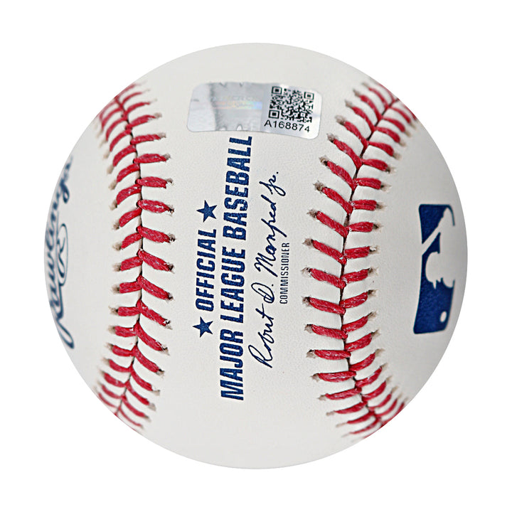 Dwight Doc Gooden New York Mets Autographed Multi Inscribed OMLB Baseball CX Auth