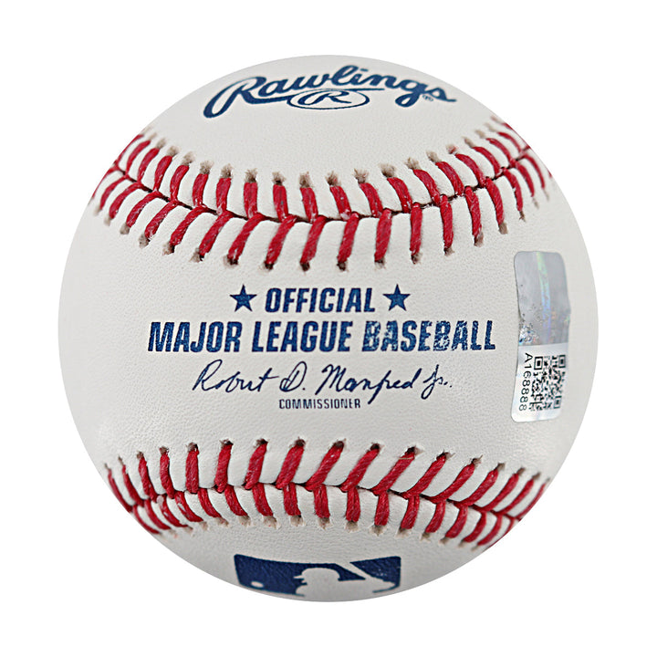Dwight Doc Gooden New York Mets Autographed OMLB Baseball CX Auth
