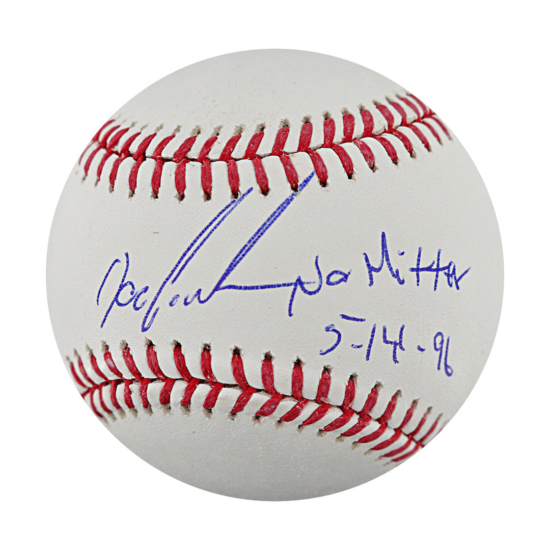 Dwight Doc Gooden New York Yankees Autographed Inscribed OMLB Baseball CX Auth