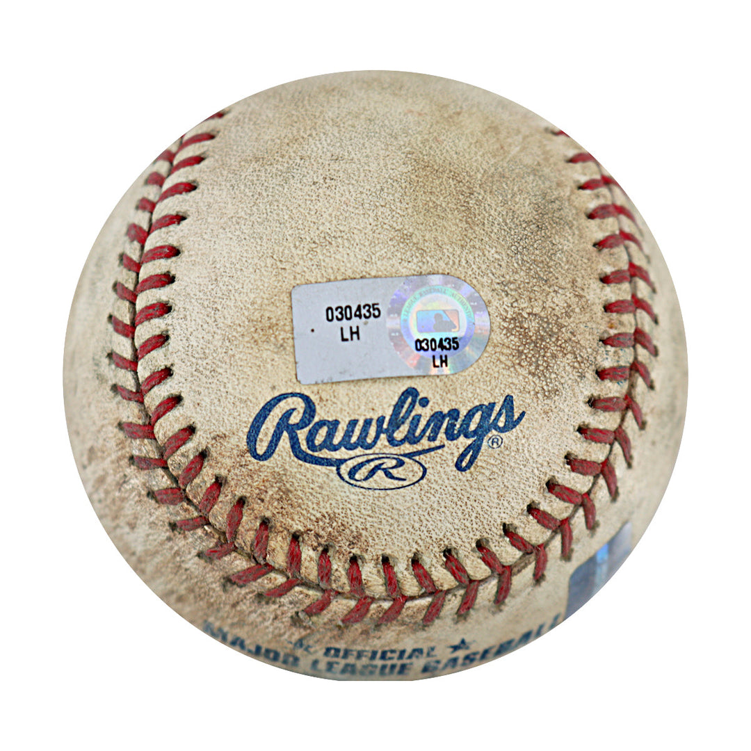 Dwight Doc Gooden New York Mets Autographed Multi Inscribed Shea Stadium Final Season Game Used Baseball CX Auth & MLB Holo