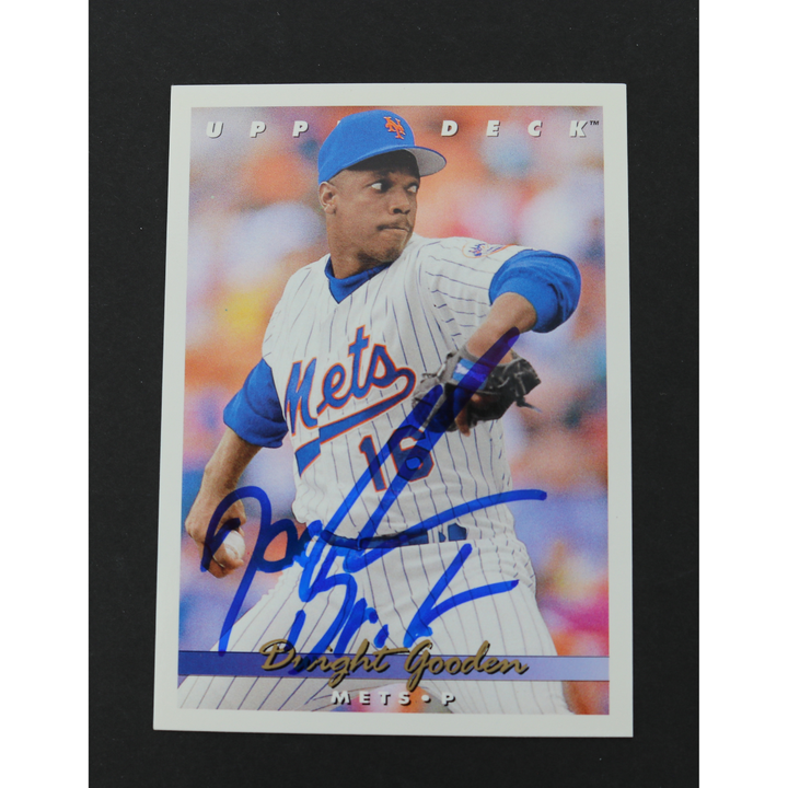 Dwight Doc Gooden New York Mets Autographed Inscribed 1993 Upper Deck #665 CX Auth