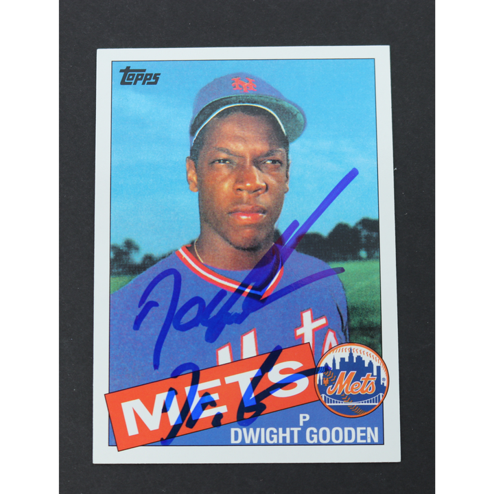 Dwight Doc Gooden New York Mets Autographed Inscribed 2010 Topps The Cards Your Mom Threw Out #CMT-34 CX Auth