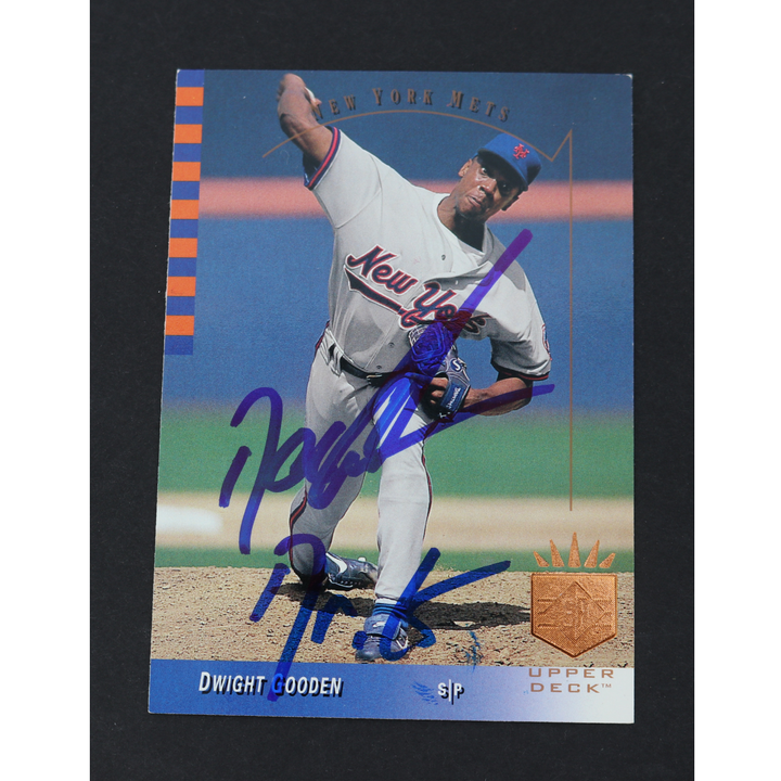 Dwight Doc Gooden New York Mets Autographed Inscribed 1993 Upper Deck SP #149 CX Auth