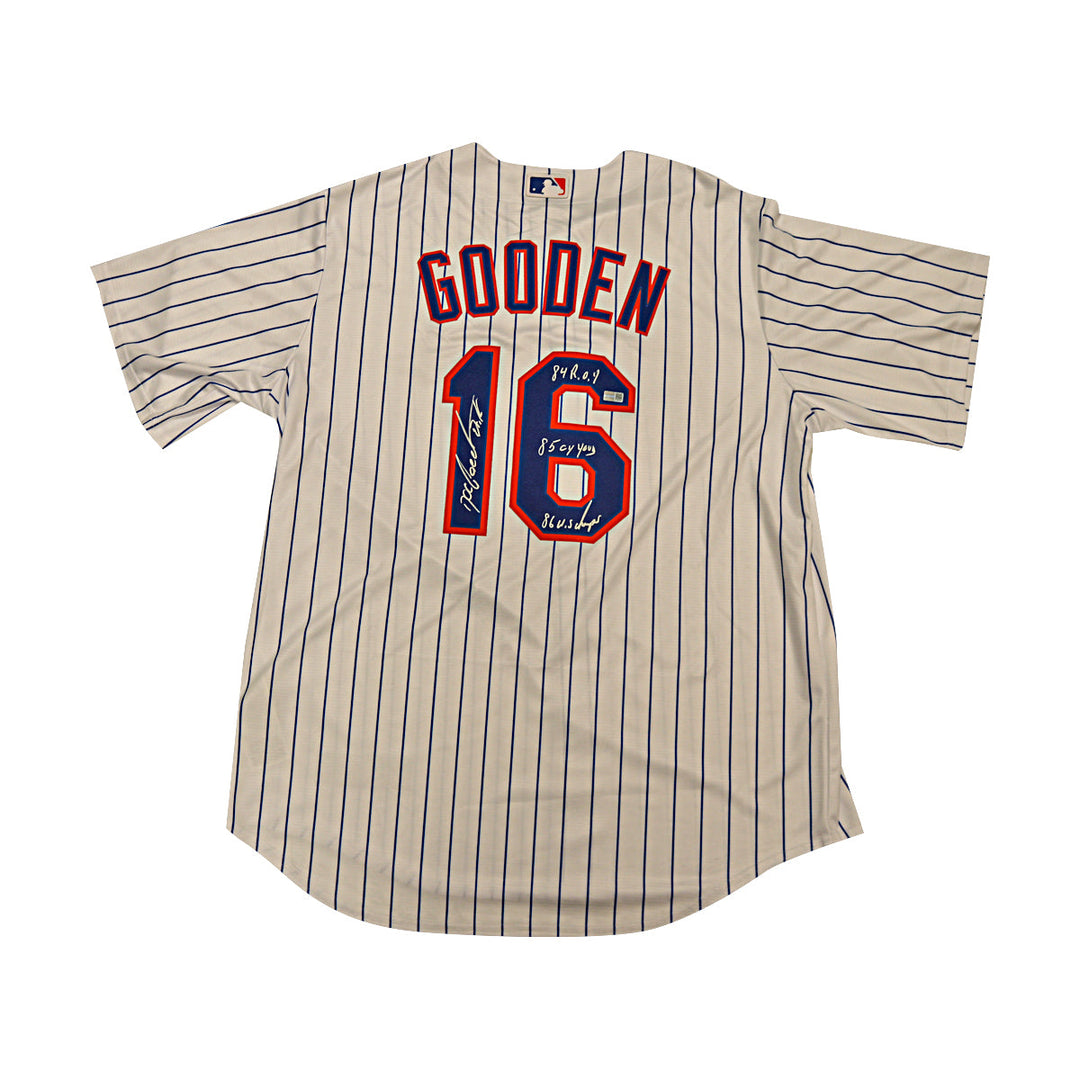 Dwight Doc Gooden New York Mets Autographed Inscribed Nike Jersey CX Auth