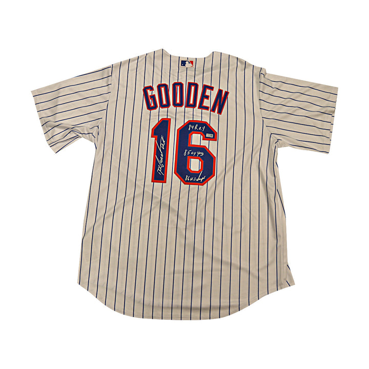 Dwight Doc Gooden New York Mets Autographed Inscribed Nike Jersey CX Auth