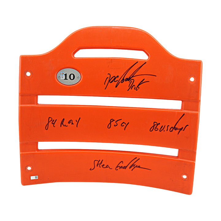 Dwight Doc Gooden New York Mets Autographed Multi Inscribed Shea Stadium Seatback CX Auth & MLB Holo