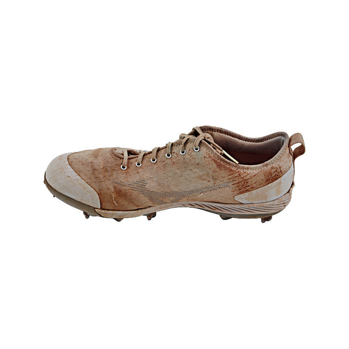 Tyler Hardman New York Yankees Autographed & Inscribed "GU 2023" Right Game Used AA Mizuno Red Sole Cleat