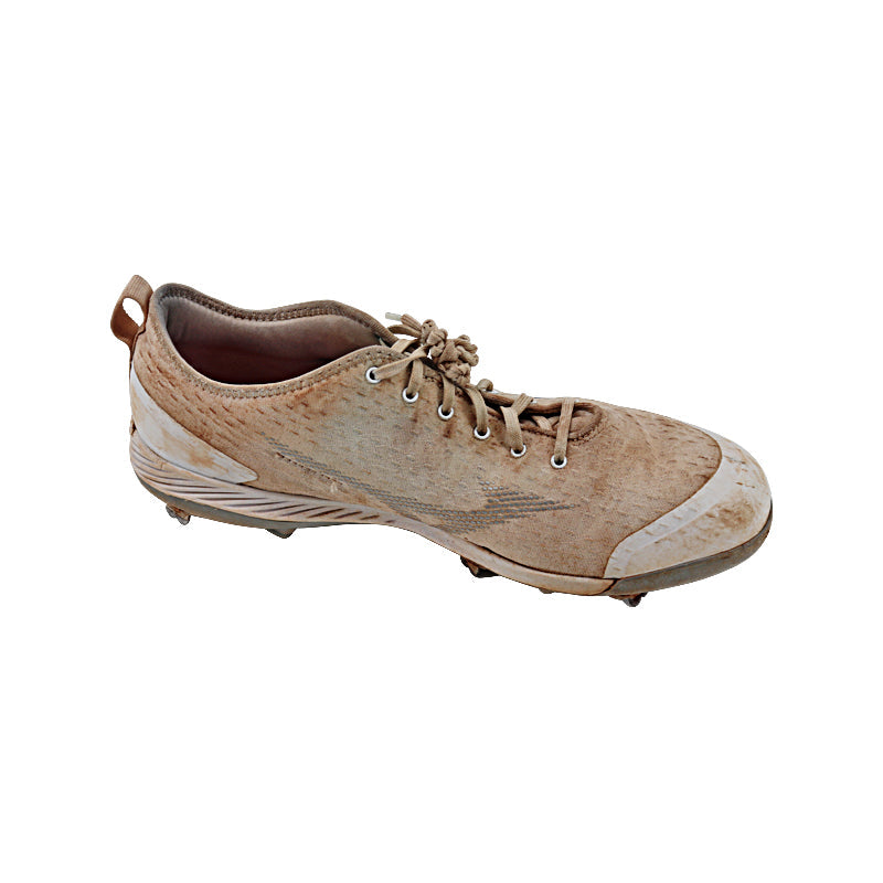 Tyler Hardman New York Yankees Autographed & Inscribed "GU 2023" Left Game Used Mizuno AA Red Sole Cleat
