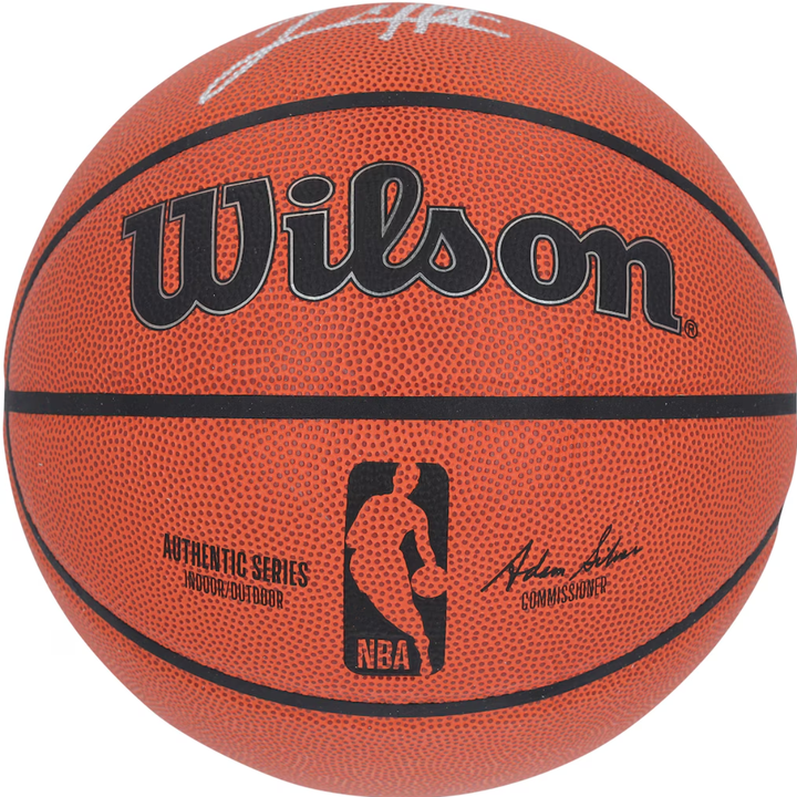 Josh Hart New York Knicks Autographed Wilson I/O Basketball Fanatics Auth