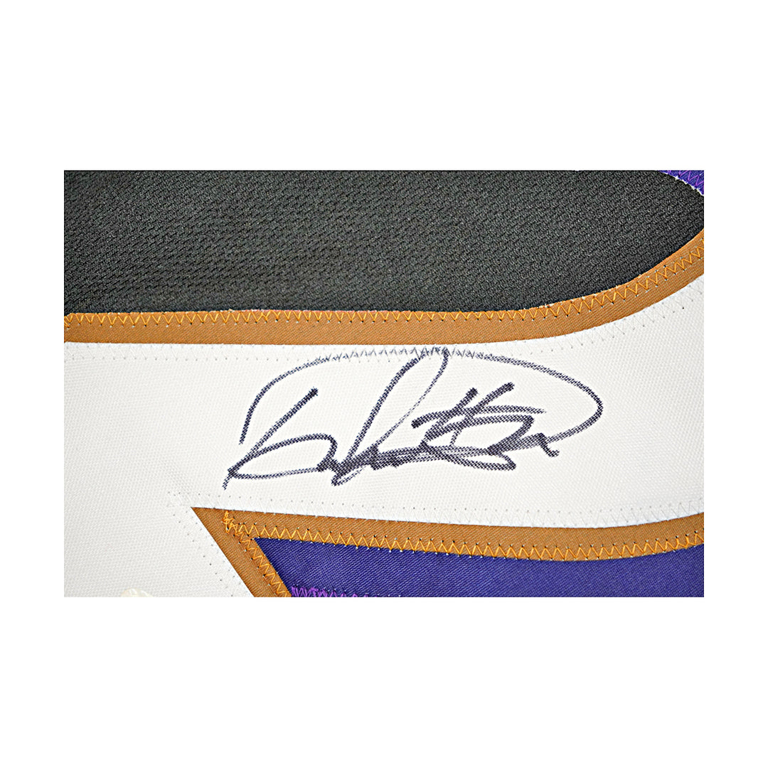 Derrick Henry Baltimore Ravens Autographed Black Custom Jersey PSA Holo Only