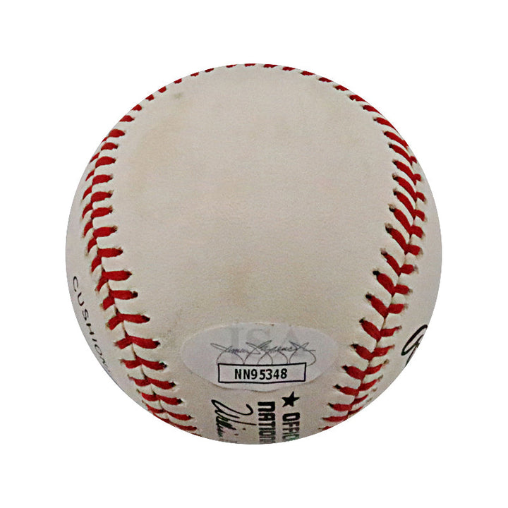 Billy Herman Chicago Cubs Brooklyn Dodgers Autographed Signed Bill White NL Baseball (JSA COA)