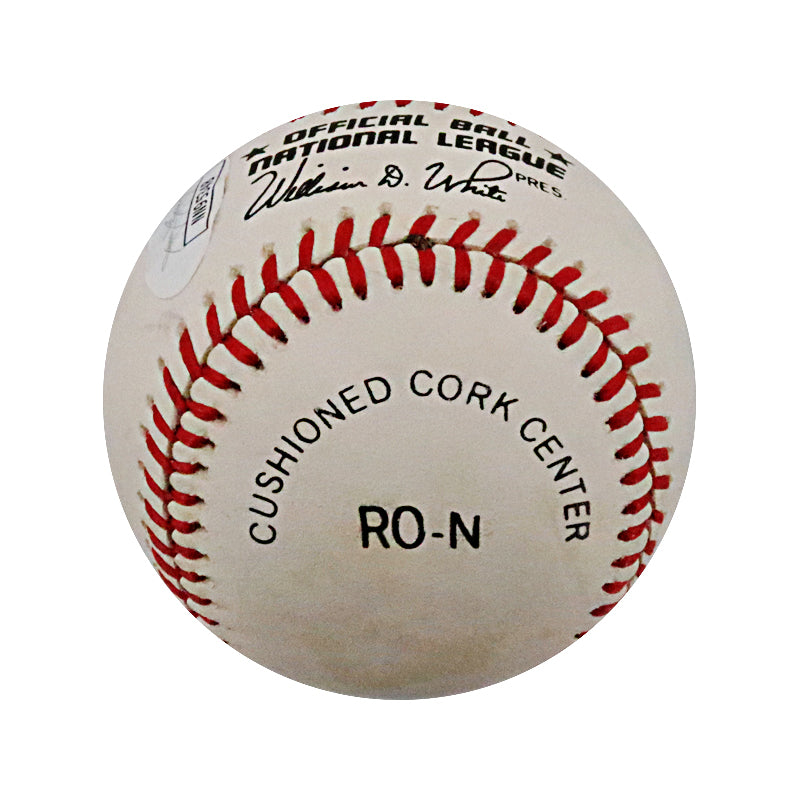 Billy Herman Chicago Cubs Brooklyn Dodgers Autographed Signed Bill White NL Baseball (JSA COA)