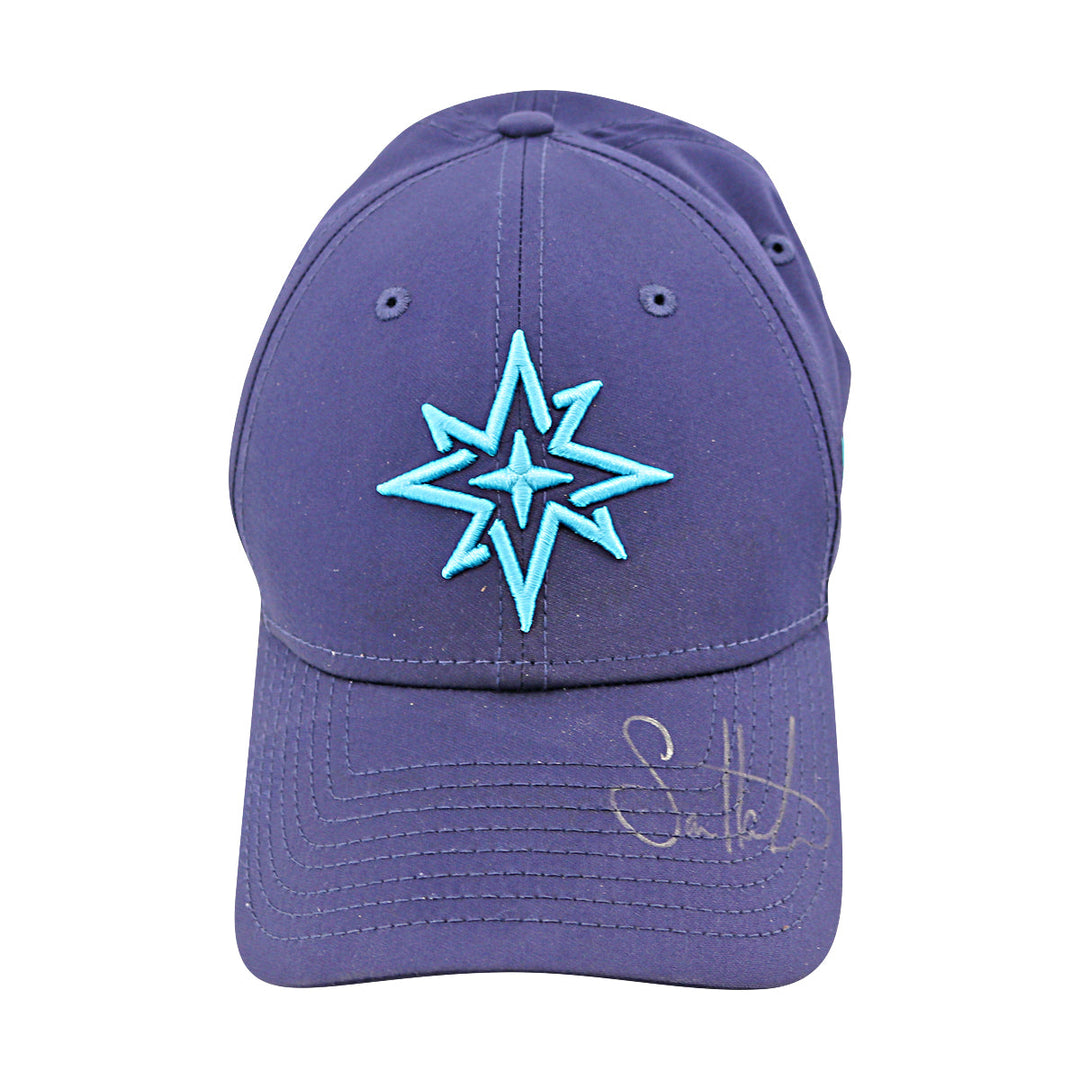 Sam Horsfield Team Majesticks Autographed Match Used New Era Blue Hat