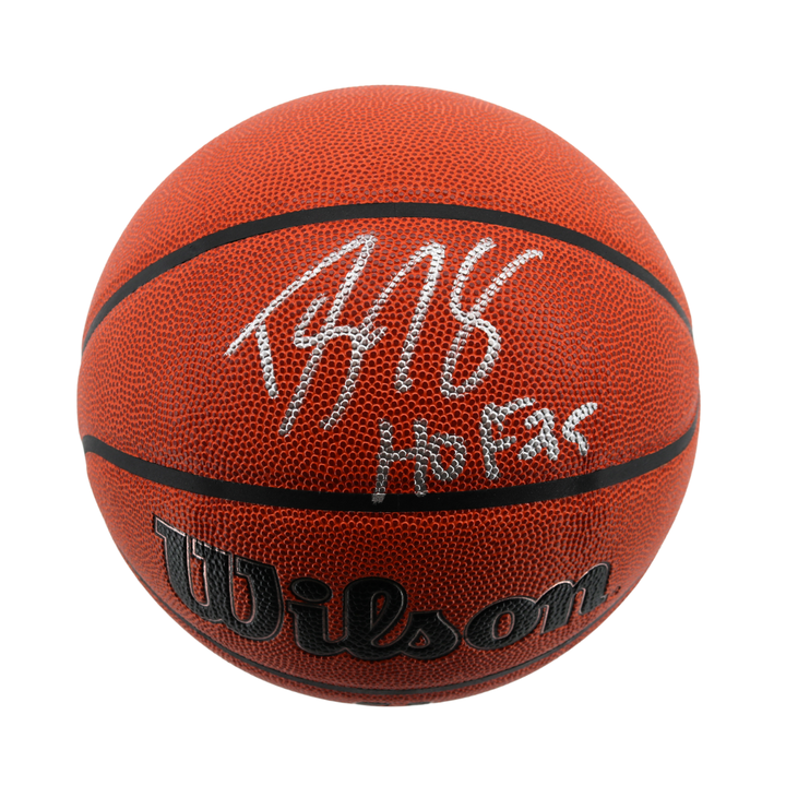 Dwight Howard Magic Lakers Autographed  Inscribed HOF Wilson NBA Basketball  