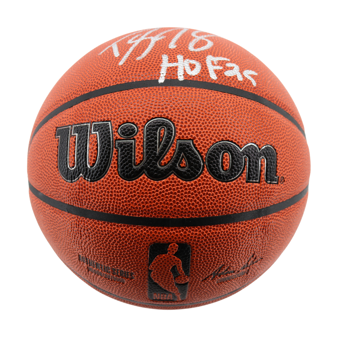 Dwight Howard Magic Lakers Autographed  Inscribed HOF Wilson NBA Basketball  