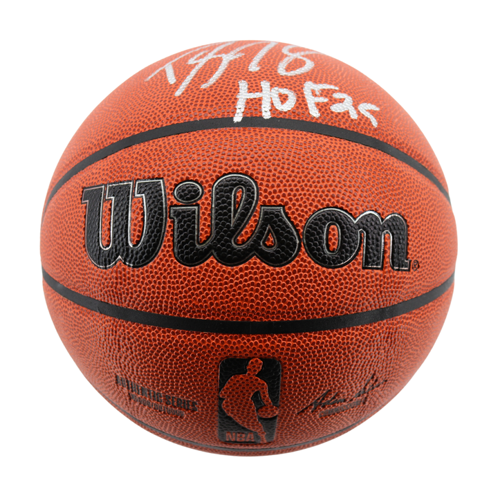 Dwight Howard Magic Lakers Autographed  Inscribed HOF Wilson NBA Basketball  