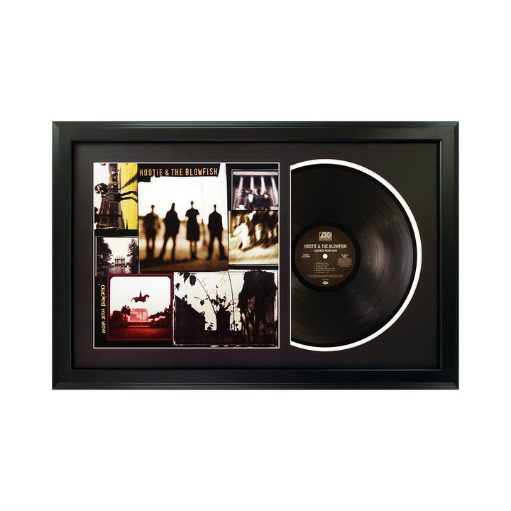 Hootie and the Blowfish Cracked Rear View Genuine Vinyl Record & Cover Professionally Framed 17.5 x 26.5 Wall Display with a Black Mat