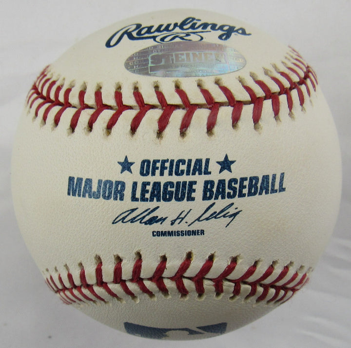 Frank Robinson Signed wMVP Inscription Auto Rawlings Baseball Steiner Hologram