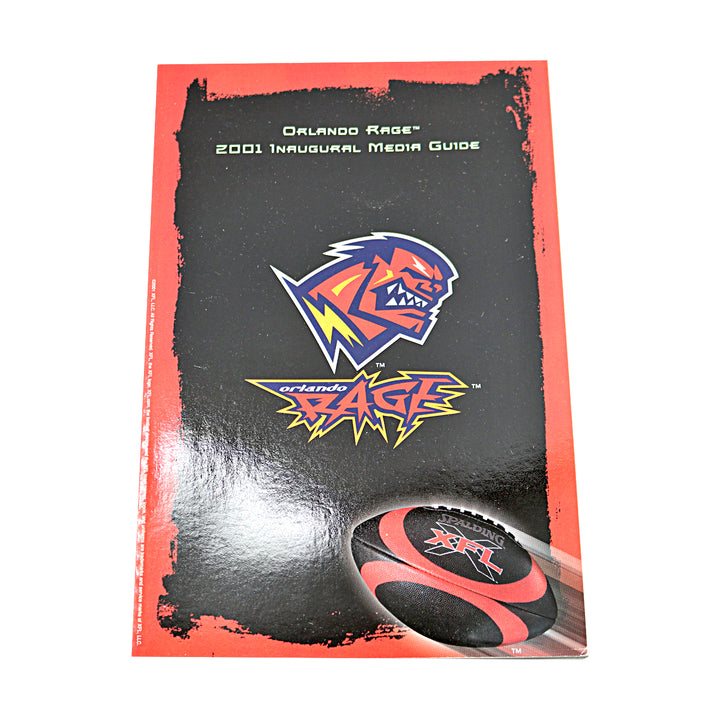 Set of 7 2001 Inaugural XFL Media Guides