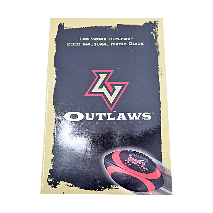 Set of 7 2001 Inaugural XFL Media Guides