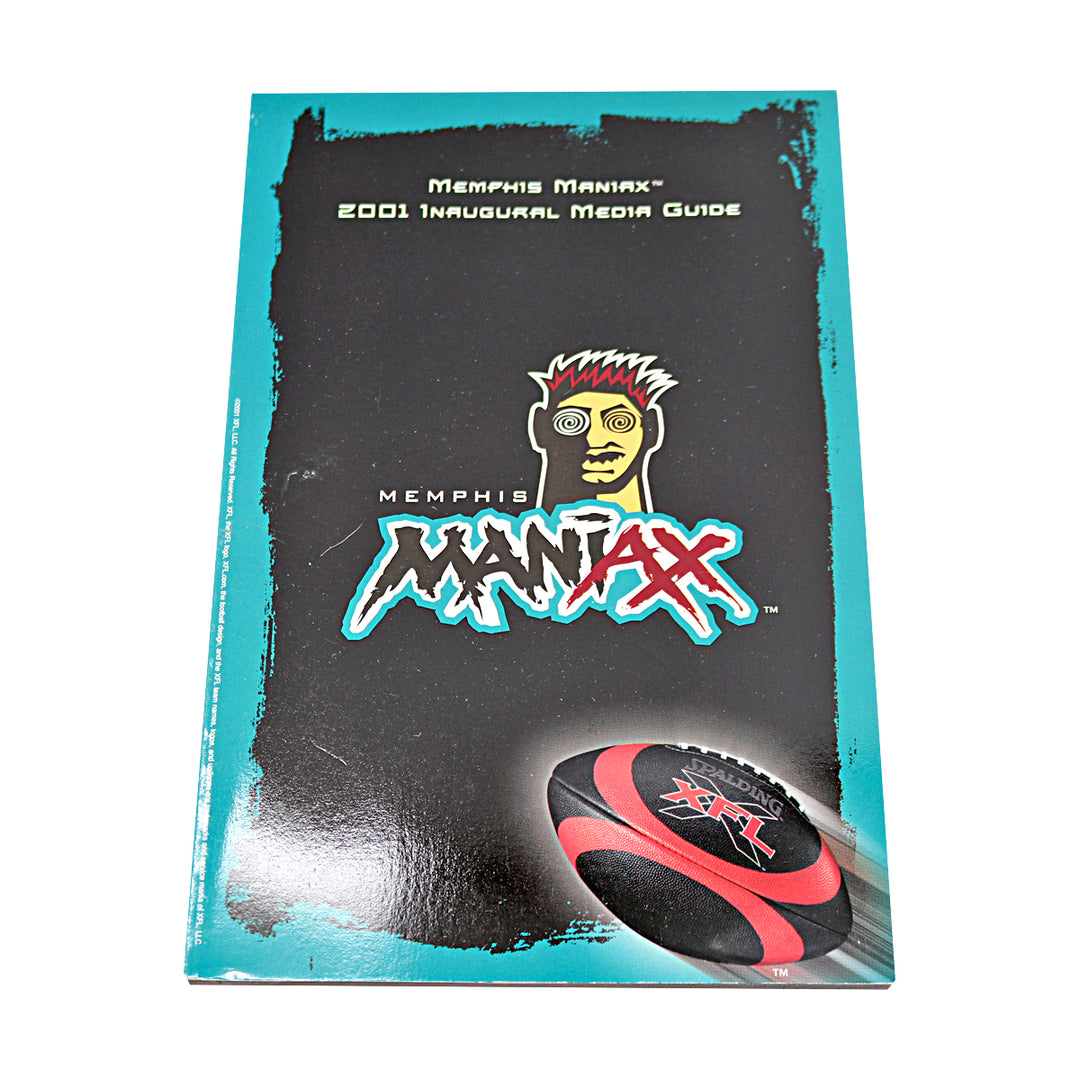 Set of 7 2001 Inaugural XFL Media Guides