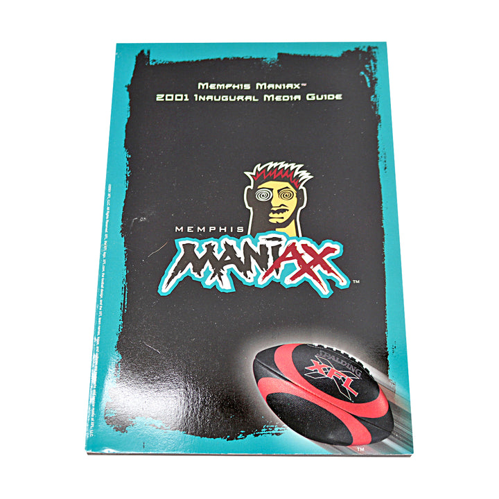Set of 7 2001 Inaugural XFL Media Guides