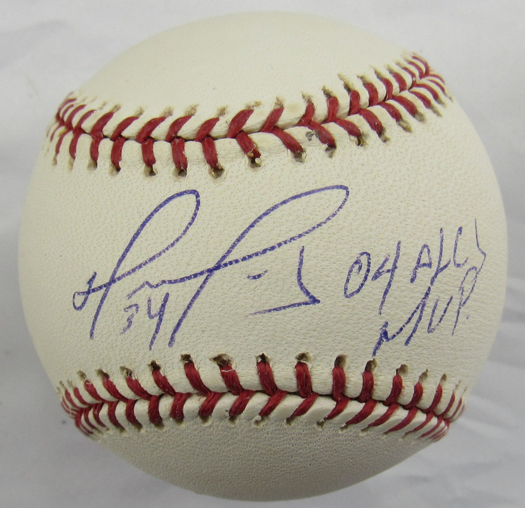 David Ortiz Signed Auto Rawlings Baseball w/ MVP Insc Steiner Hologram